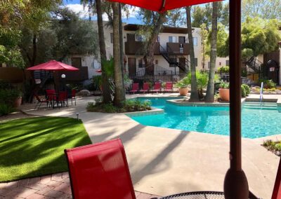 Casas Adobes | Apartments For Rent in Tucson, AZ | Relaxing, Tropical Pool Area with Privacy