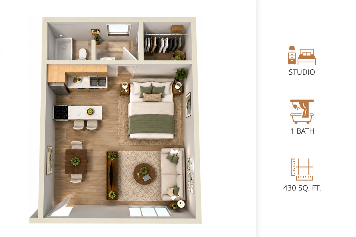 Casas Adobes | Apartments For Rent in Tucson, AZ | Studio 1 Bath